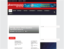 Tablet Screenshot of motovaganza.com